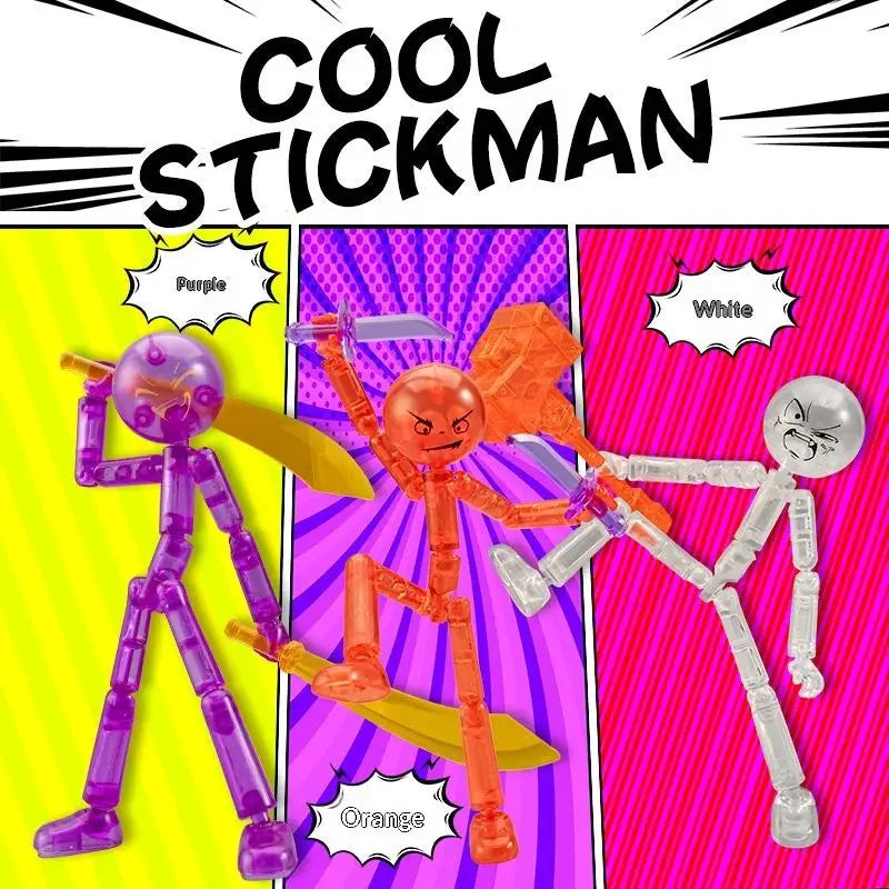 Multi-jointed Stickman Action Figure | 3D Printing Mannequin Toy