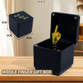 3D Middle Finger in a Box | Funny Novelty Gift for Office Desk Prank