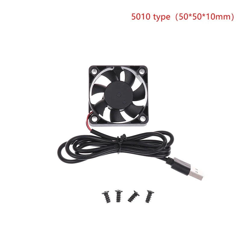 5V USB Router Cooling Fan | Quiet Brushless Desktop Cooler for TV Box Modem PC