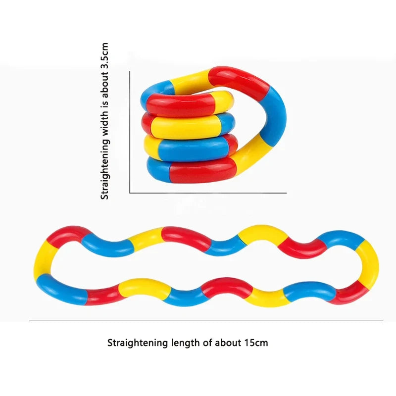 Twist Music Puzzle Toys | Fun Deformation Rope Knot Stress Relief for Kids and Adults