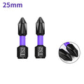 2pcs Non-slip PH2 Magnetic Cross Screwdriver Bits Set | Alloy Steel Hand Tool
