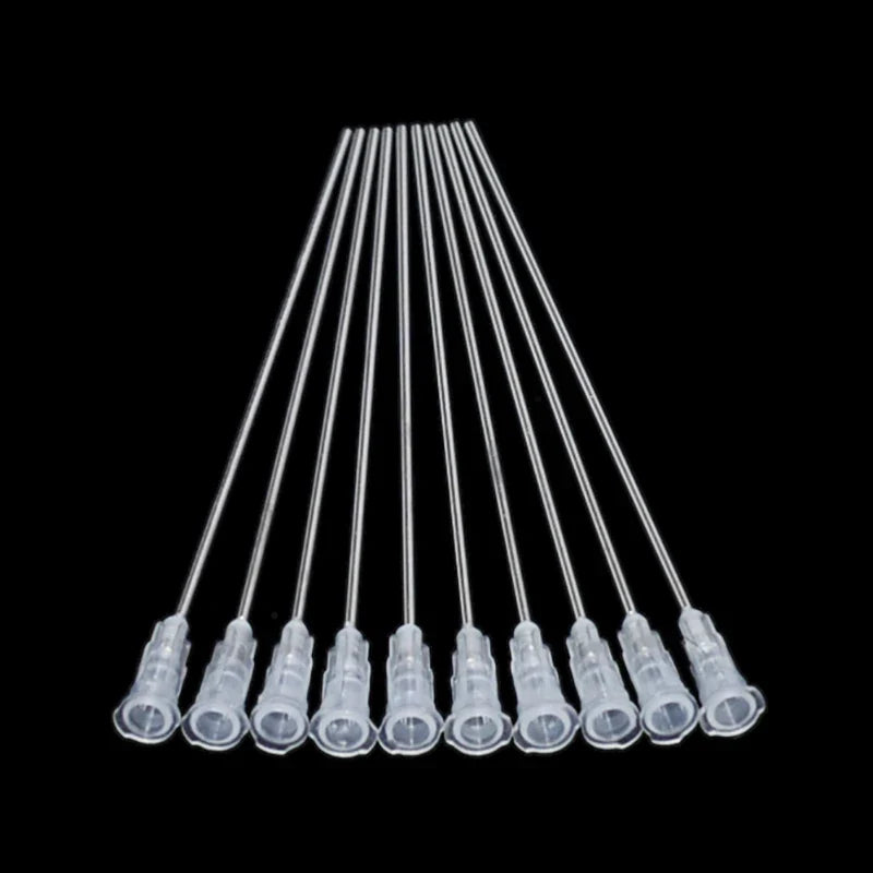 10Pcs Liquid Dispenser Syringe Blunt Needle Tips | Stainless Steel Glue Dispensing