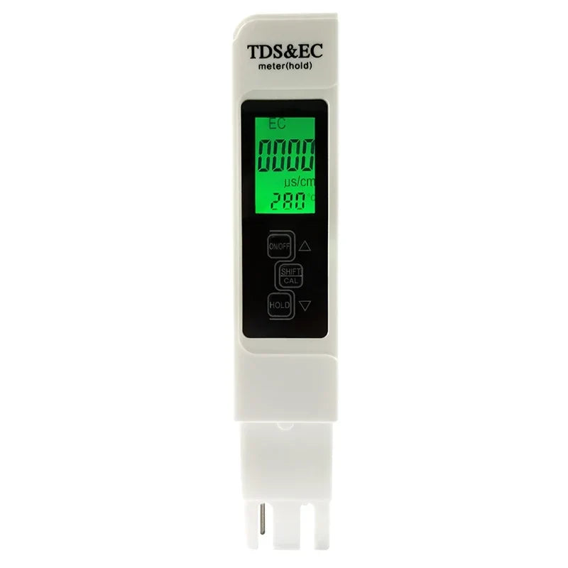TDS Meter 3 in 1 Water Quality Tester | EC Conductivity and Temperature Monitor