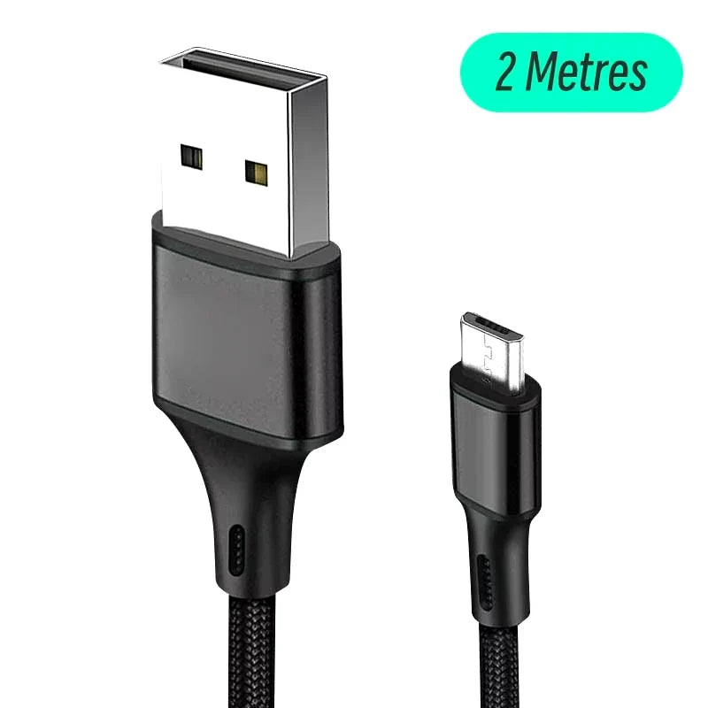 DATA FROG USB Charger Cable for PS4 Controller | 1M 2M 3M Nylon Braided Fast Charging Cord
