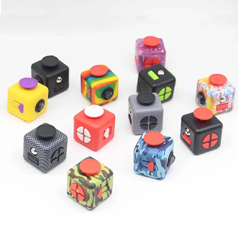 Fidget Dice Stress Relief Toy | Anxiety Relief Fingertip Decompression Cube