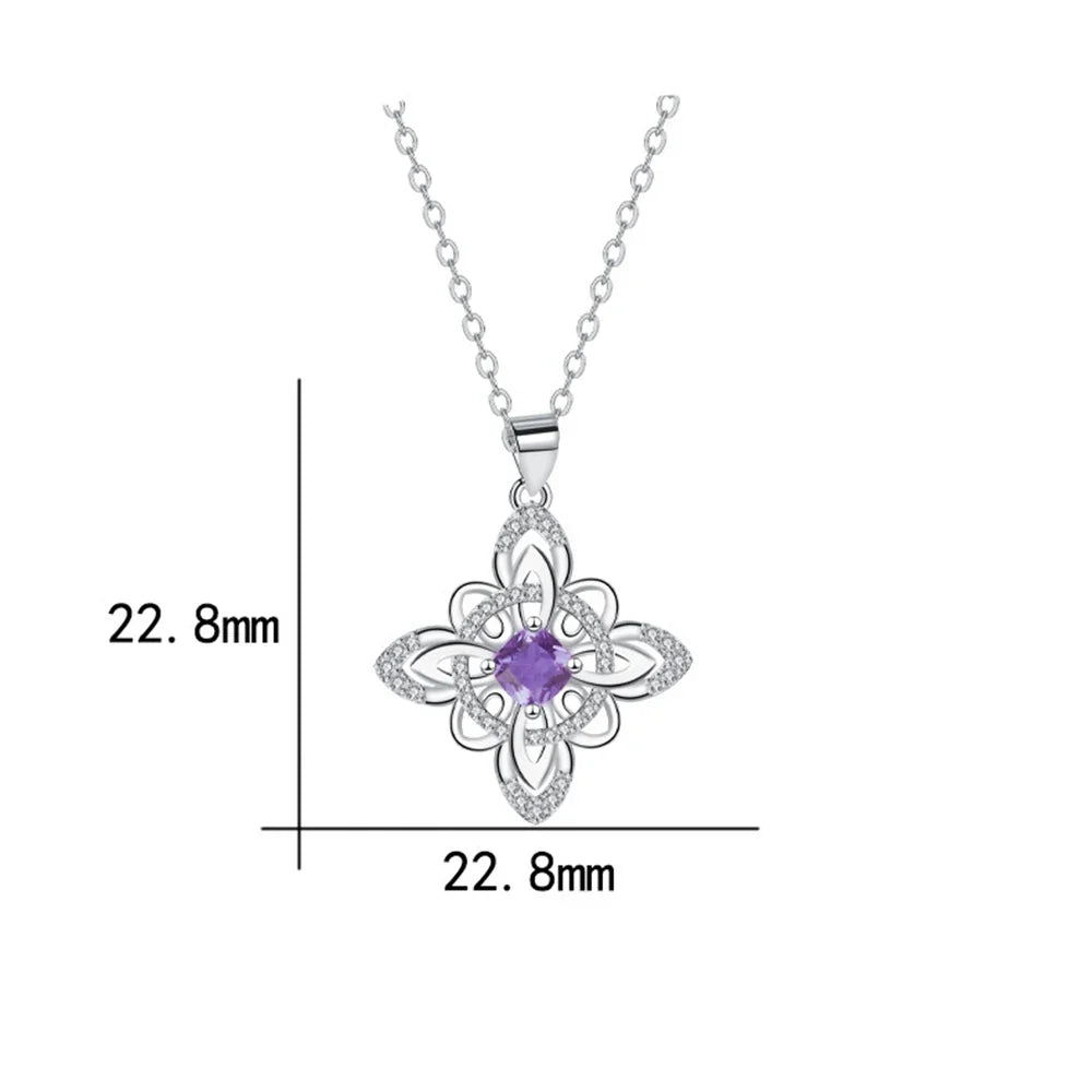 Witch Knot Necklace Pendant | Elegant Stainless Steel Jewelry Gift
