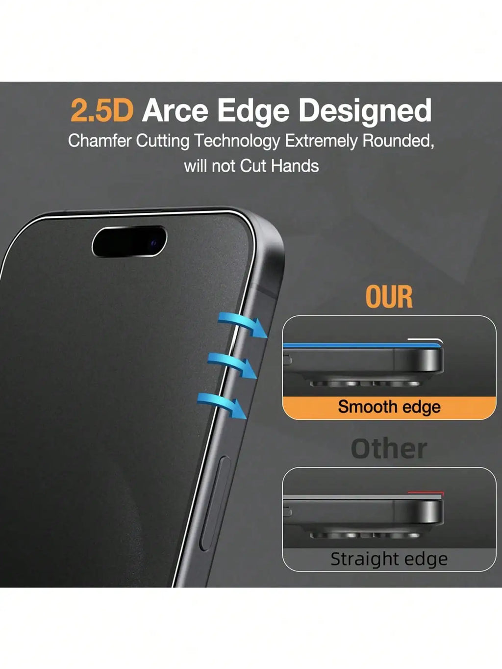 3 Pcs Matte Anti-Peeping Screen Protector Compatible With IPhone 17 Pro Max/17 Pro/17 Air/17/16 Pro Max/16 Pro/16