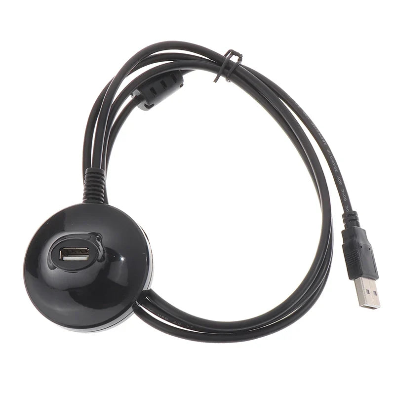 USB 2.0 Extender Cable with Docking Base | Male to Female Adapter for Laptop and Peripherals