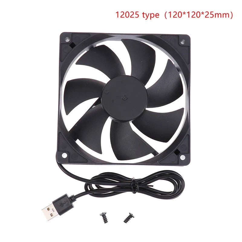 USB Brushless Cooling Fan | 5V Quiet Computer Router Cooler for Electronics
