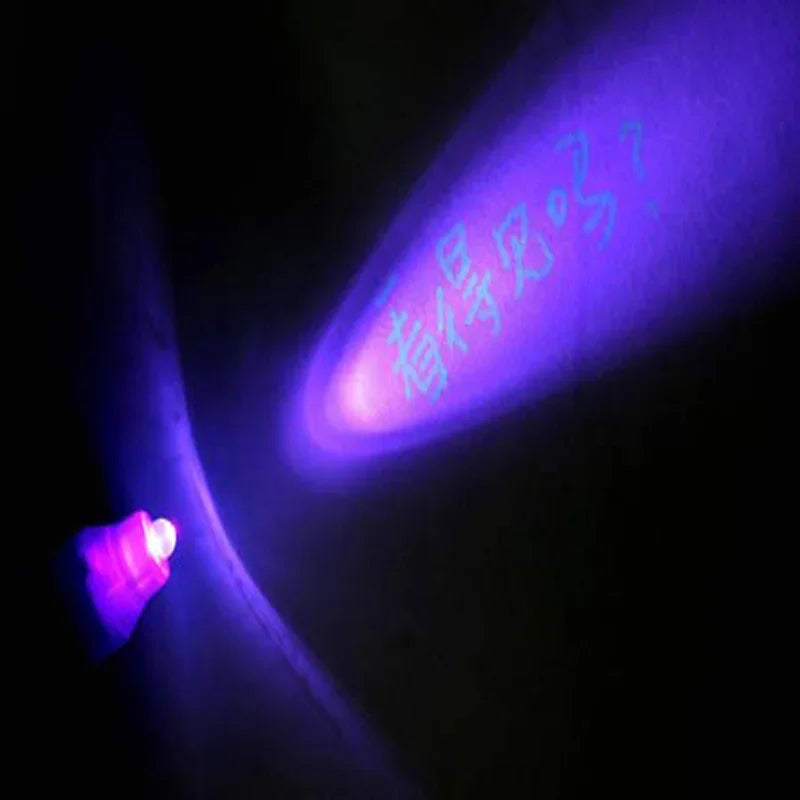 4pcs Luminous Light Pen Set | 2 in 1 UV Black Light Combo Drawing Invisible Ink Pen for Kids