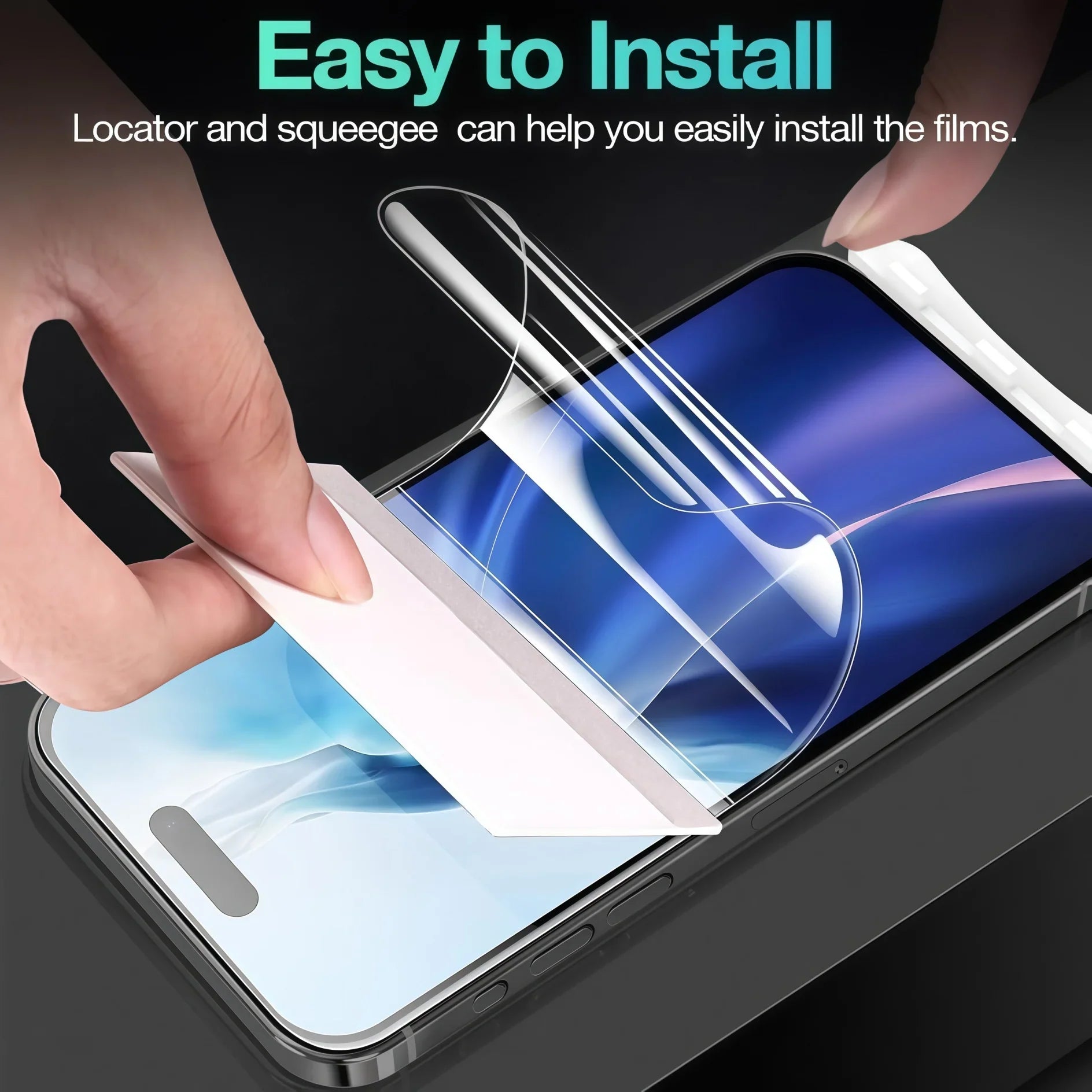 2pcs High Sensitive Hydrogel film for Google Pixel 10 9 8 Pro ProXL10A/9A/8A,Transparent Soft TPU Screen Protector Self-Healing