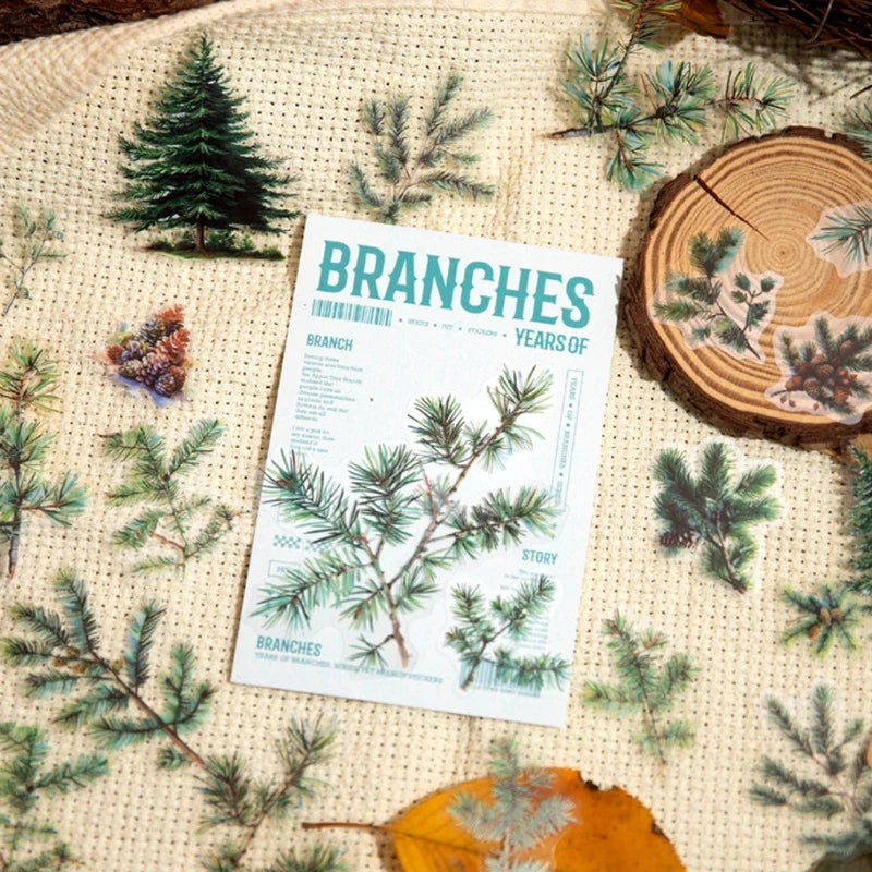 90pcs Floral and Nature Sticker Pack | Creative DIY Decals for Journaling and Phone Cases