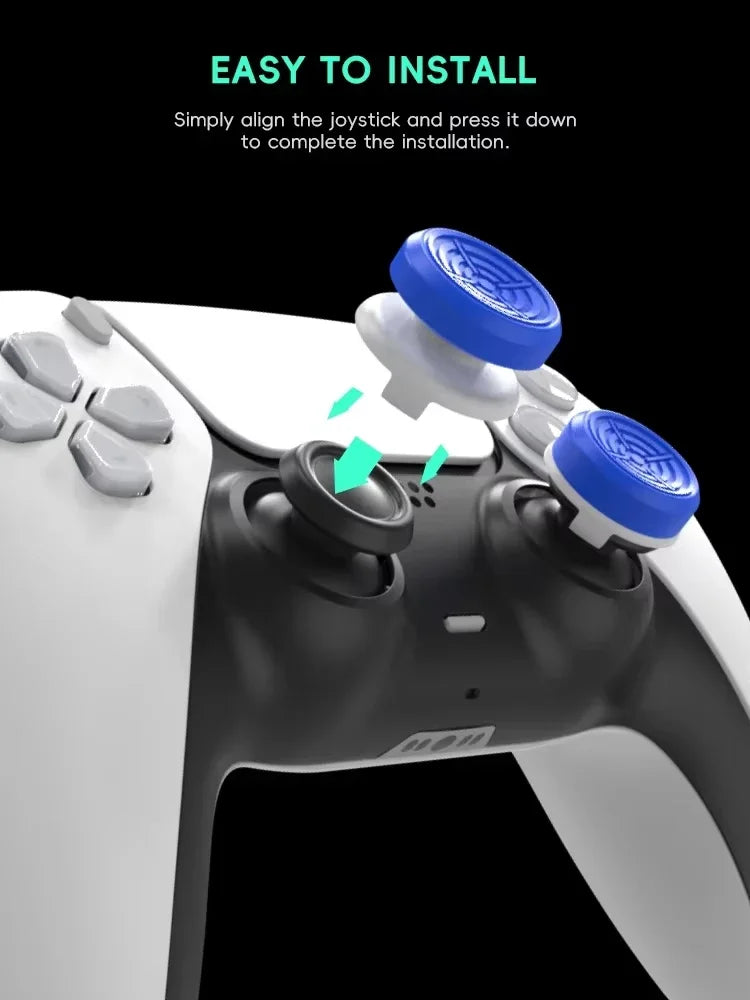 DATA FROG 2PCS High-Rise Analog Stick Cap for PS4 PS5 Xbox One Controller | FPS Precision Thumb Grip Joystick Cover