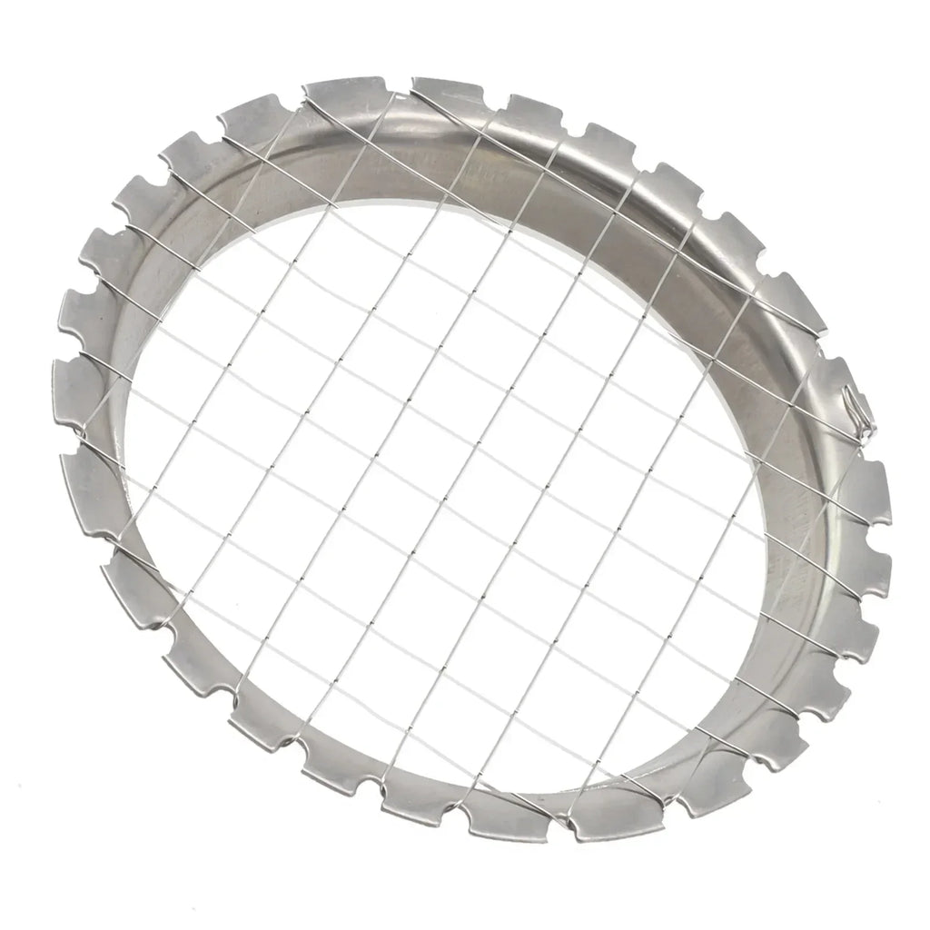 Stainless Steel Round Grid Egg Slicer | Multi-Function Fruit and Vegetable Chopper