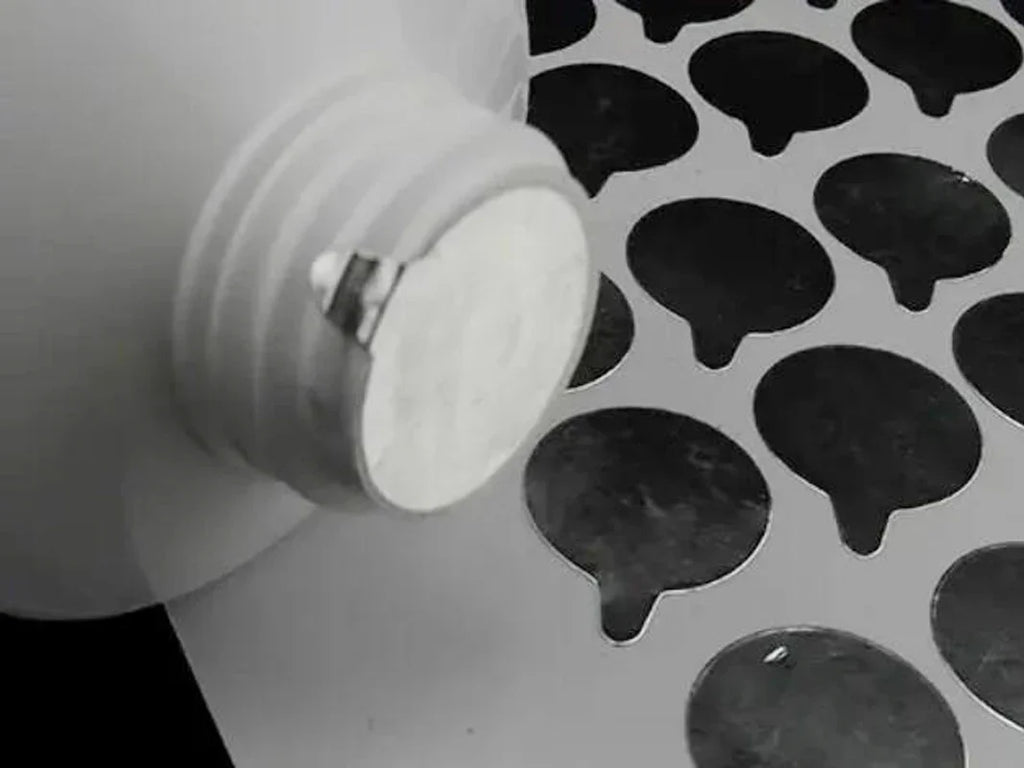 Universal Metallic Silver Aluminum Foil Seal Stickers | Tamper-Proof Bottle Seals