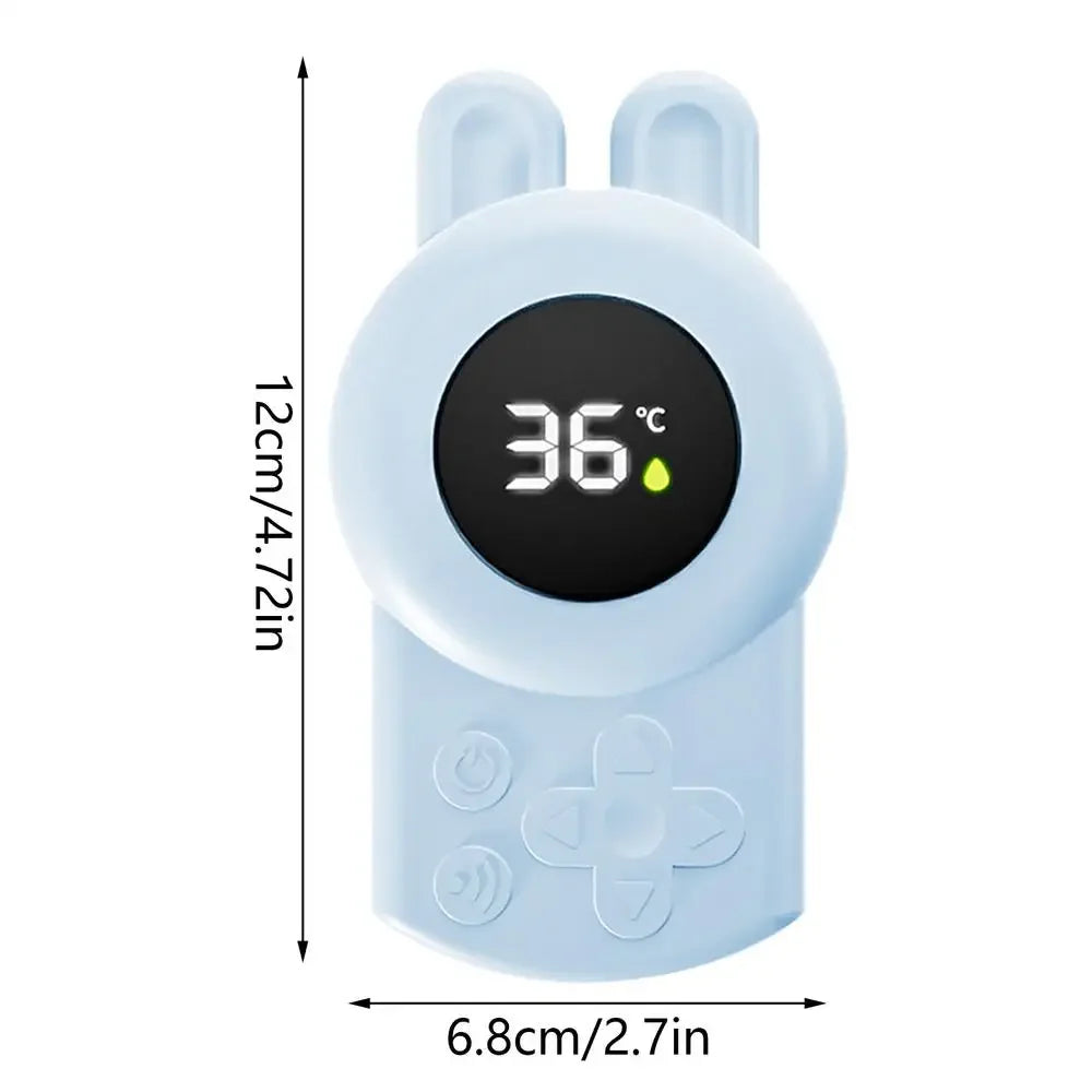 JUSTLANG Blue Seal Baby Bathtub Water Thermometer | Safe LED Temperature Sensor for Kids