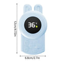 JUSTLANG Blue Seal Baby Bathtub Water Thermometer | Safe LED Temperature Sensor for Kids