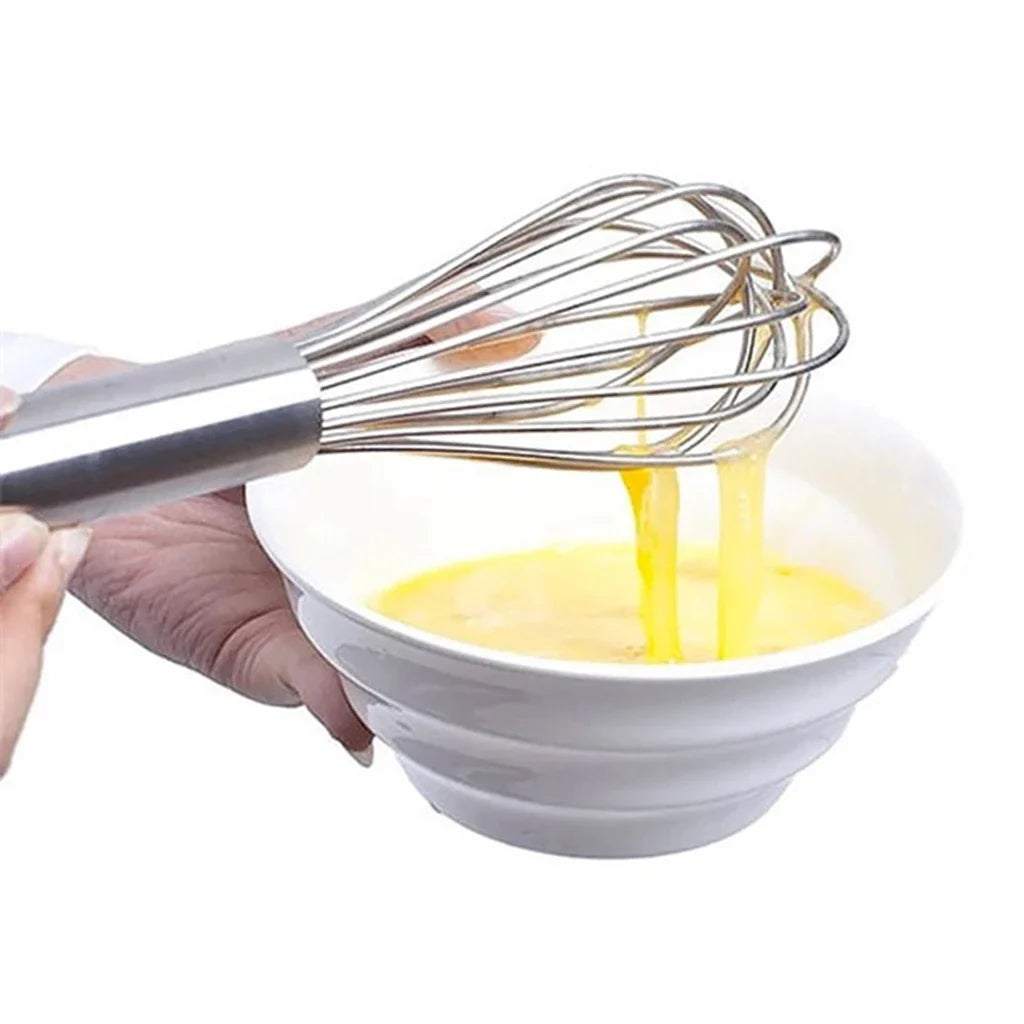 Egg Whisk Manual Egg Beater | Stainless Steel Kitchen Baking Utensil