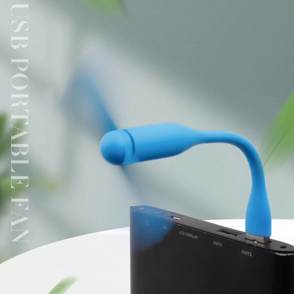 USB Mini Fan | Flexible Portable Phone Cooler for Travel