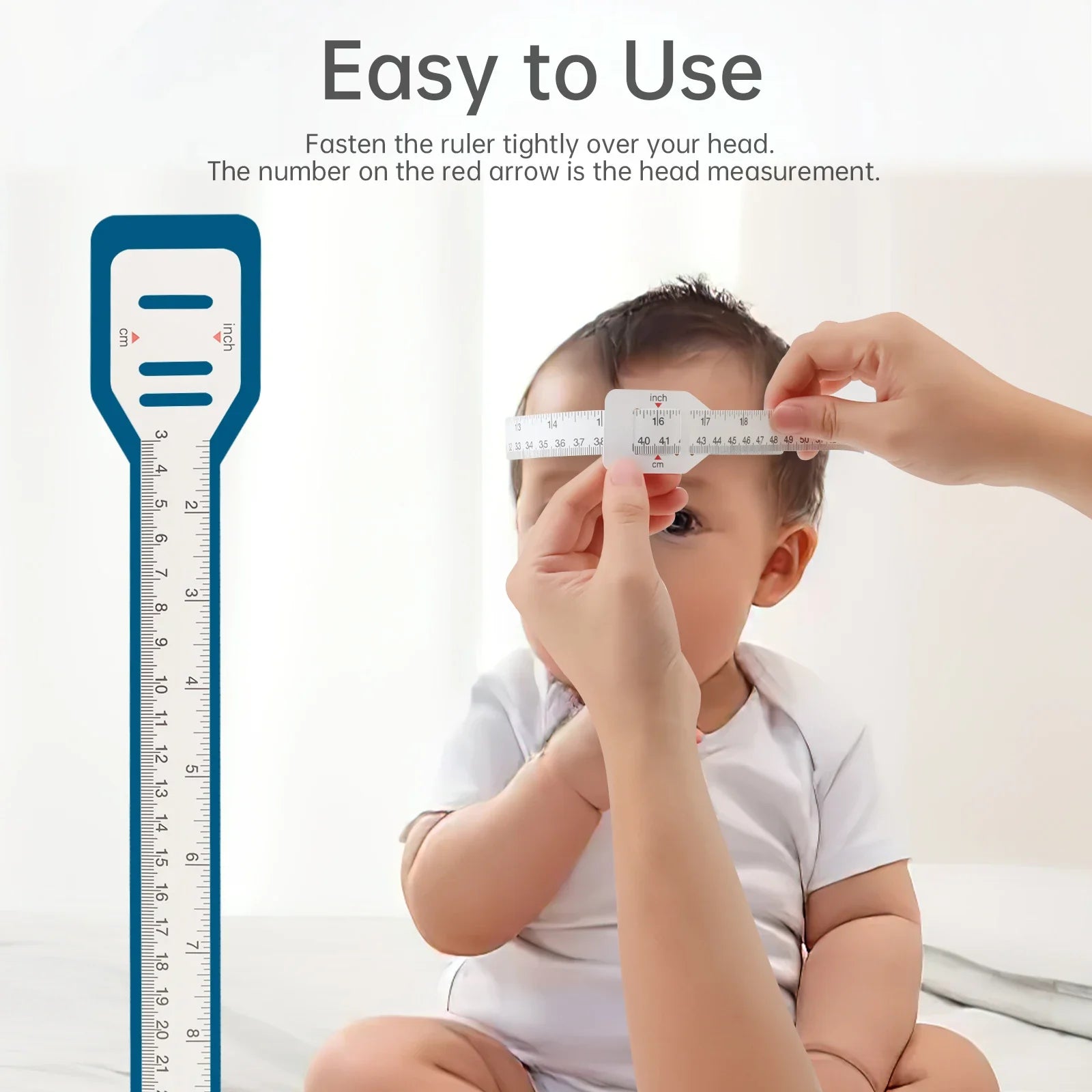 60cm Newborn Head Measuring Tape | Portable Pediatric Head Circumference Ruler
