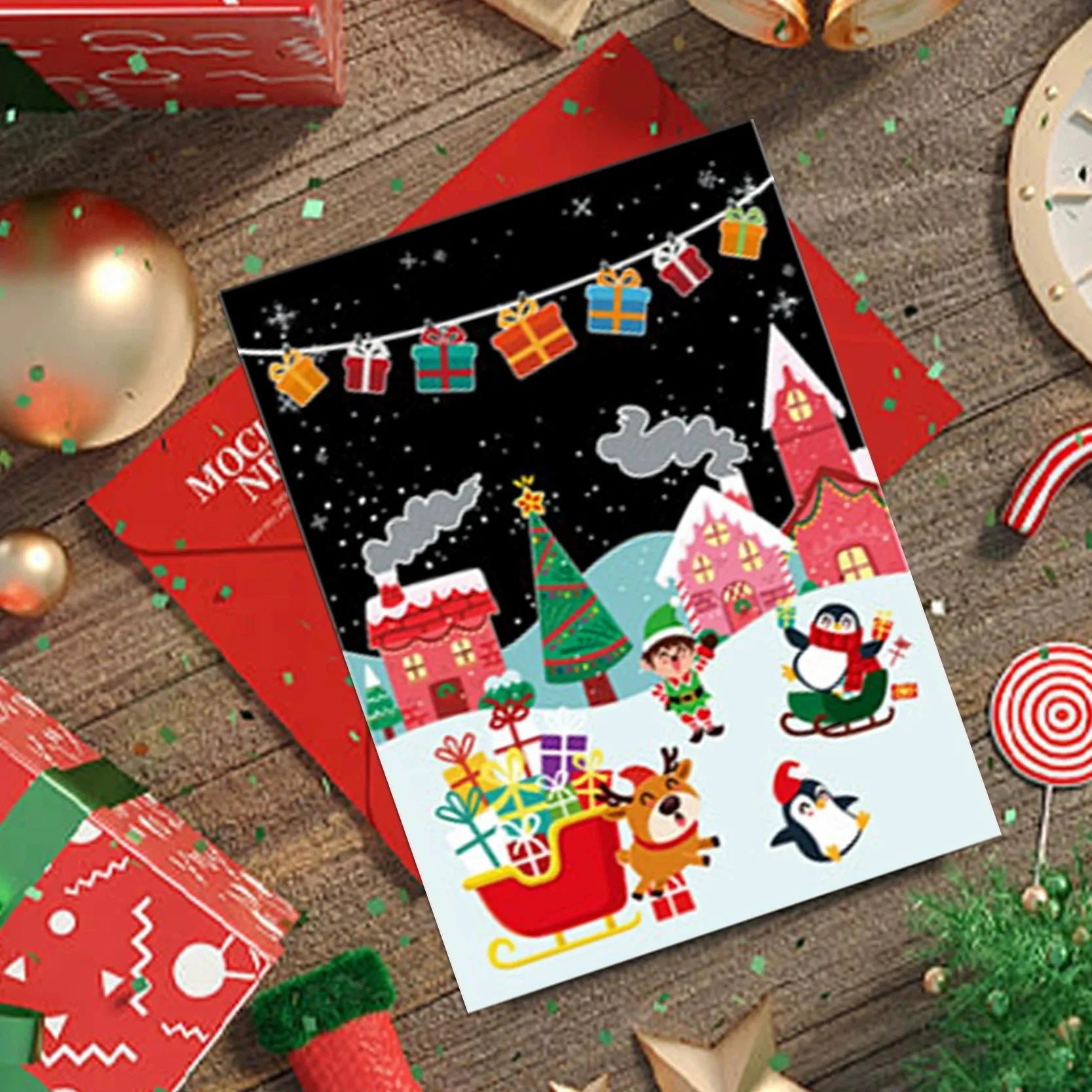 Rainbow Scratch Art Paper Kit for Kids | 9-Piece Magic Drawing Set