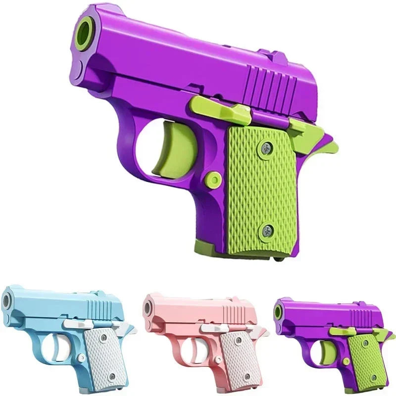 Mini 3D Gravity Printing 1911 Toy Gun | Stress Relief Fidget Toy for Kids and Adults