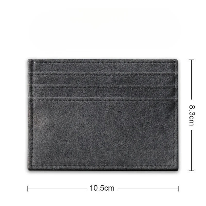 Slim Leather Card Holder | Multi Slot ID Wallet for Men