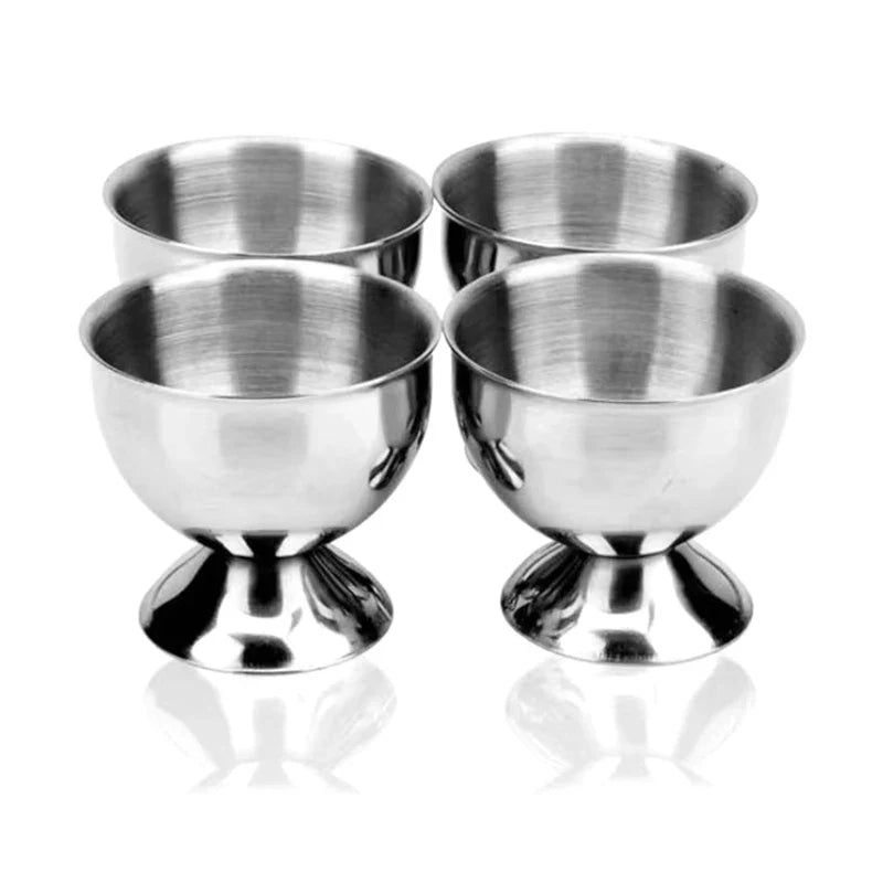Stainless Steel Egg Cup Holder | Soft Boiled Egg Rack for Breakfast