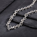 Vnox 9mm Chunky Chain Necklace | Thick Rolo Link Collar with Toggle Clasp