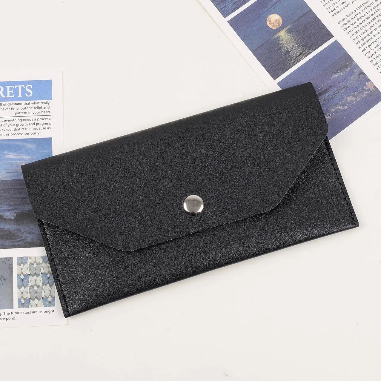 Envelope Coin Money Holder Wallet | PU Leather Classic Fashion Purse for Women
