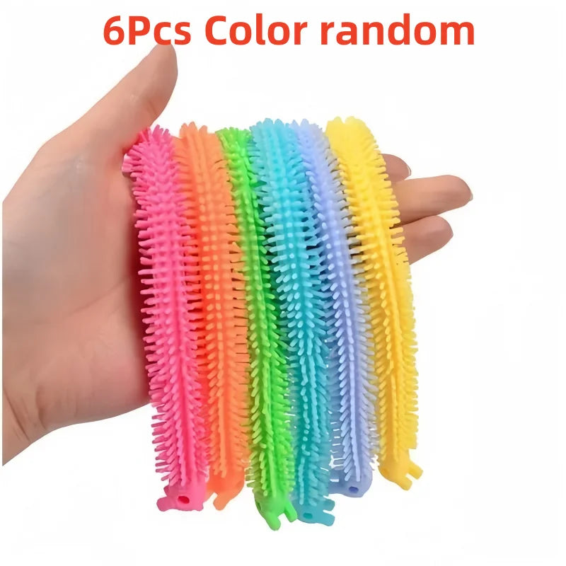6PCS Novelty Funny Colorful Alpaca Stretch Bracelet | Stress Relief Sensory Toy