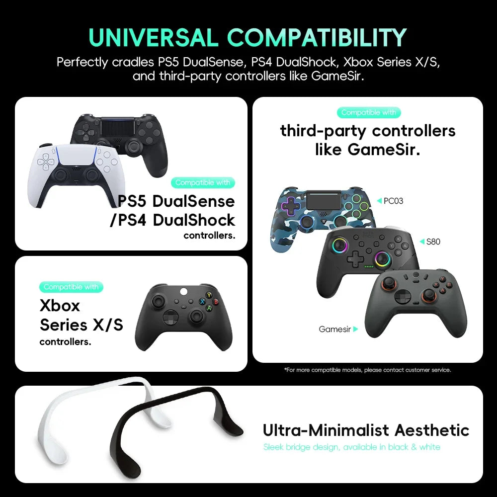 DATA FROG Controller Stand for PS5 Xbox Series X | Minimalist Gamepad Display Holder