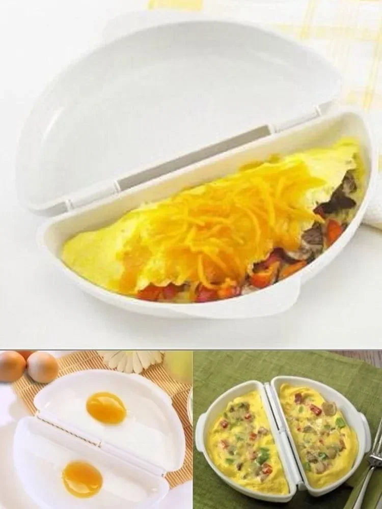 Microwave Egg Cooker | Non-Toxic Silicone Omelette Maker for Quick Breakfasts