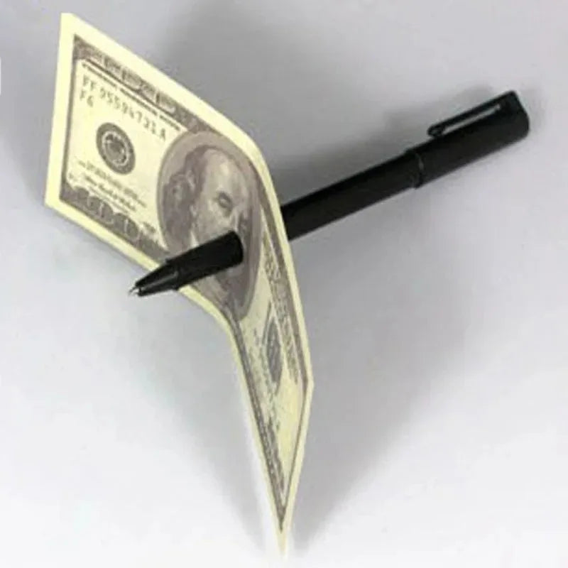 Magic Pen Trick for Bills | Close-Up Street Magic Prop