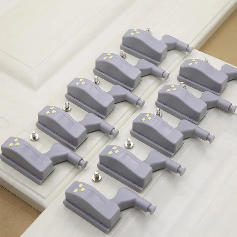 10-1PC LED Inner Hinge Lamp | No Battery Under Cabinet Lights with Auto Sensor