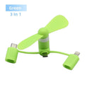 USB Phone Cooler | 3 in 1 Mini Fan for iPhone and Samsung