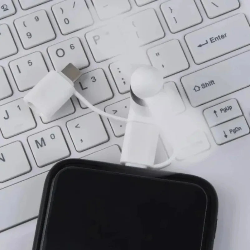 USB Phone Cooler | 3 in 1 Mini Fan for iPhone and Samsung