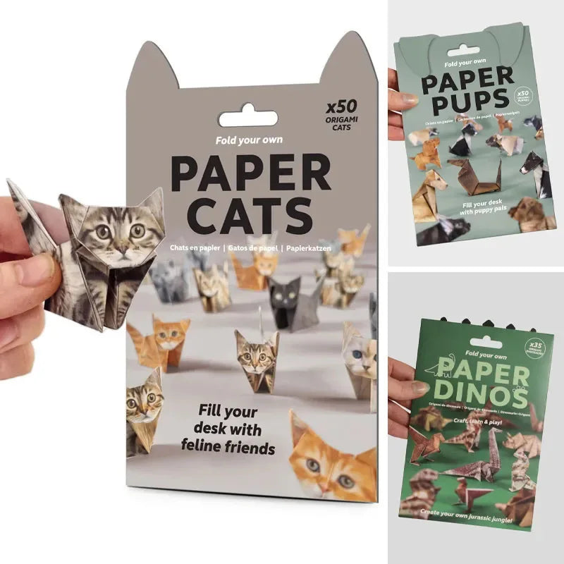 Creative DIY Paper Folding Animals Set | Hands-On Craft Kit for Kids