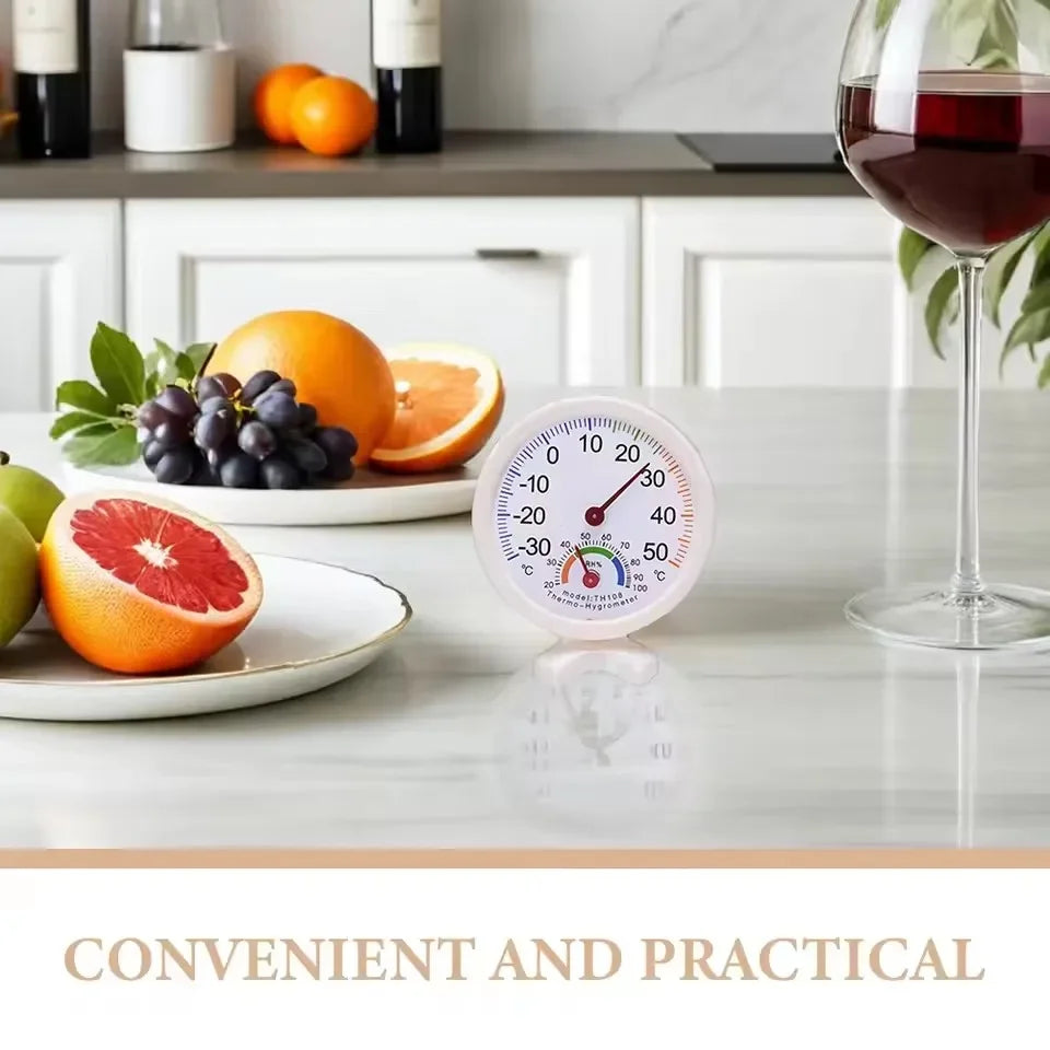 2 In1 Fridge Thermometer Hygrometer | Mini LCD Digital Temperature Humidity Meter