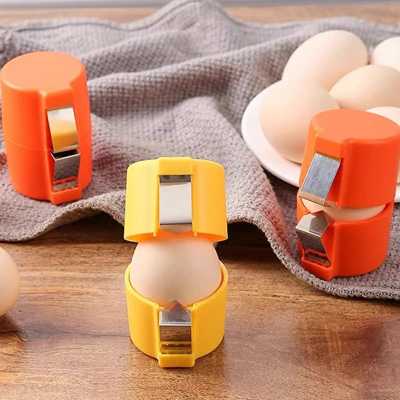 Egg Cracker and Eggshell Separator | Handheld Egg Opener Tool for Kitchen Baking