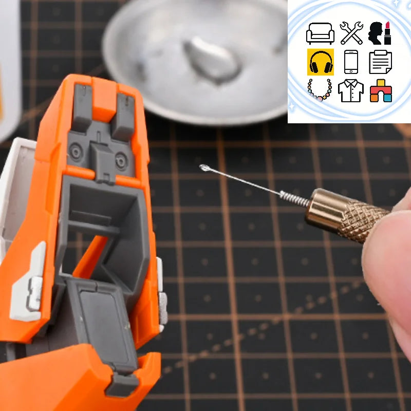 Metal Precision Glue Dispenser | Scale Model Building Glue Applicator Hobby DIY Craft Tool