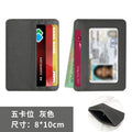 Thin PU Leather Mini Wallet | Slim Credit Card Holder for Men