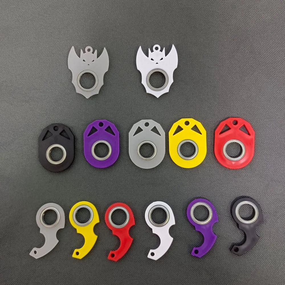 Fidget Spinner Keychain | Glow in the Dark Stress Relief Toy