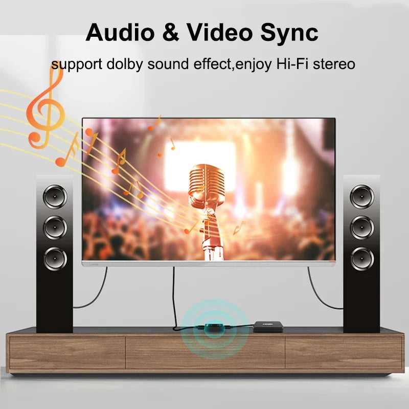 HDMI-Compatible Switch 2 in 1 Out | 4K Bi-Directional Splitter for TV and Gaming