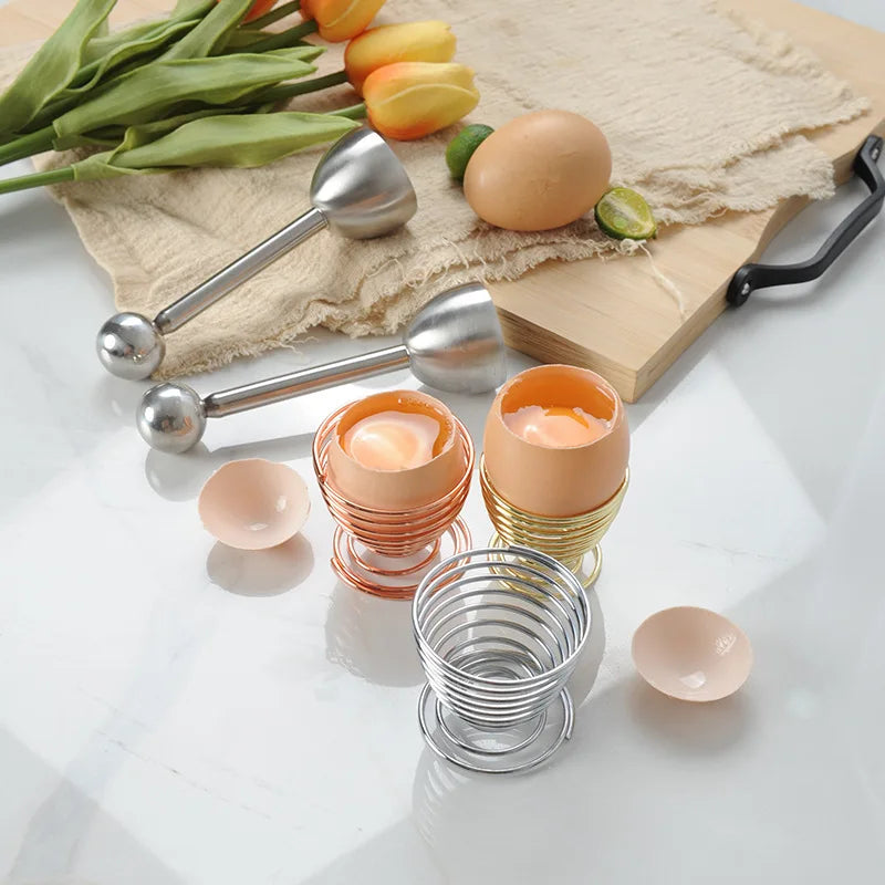 Egg Opener | Stainless Steel Egg Shell Cutting Knocker
