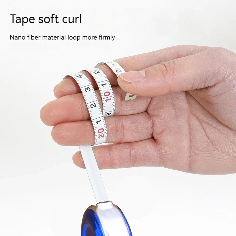 Mini Keychain Tape Measure 2m | Portable Steel Tape Measure Keyring