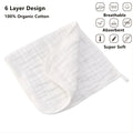 Large Muslin Burp Cloths | Extra Absorbent Baby Hand Washcloths