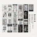 Vintage Label Paper Tape Stickers | Scrapbooking Junk Journal Supply
