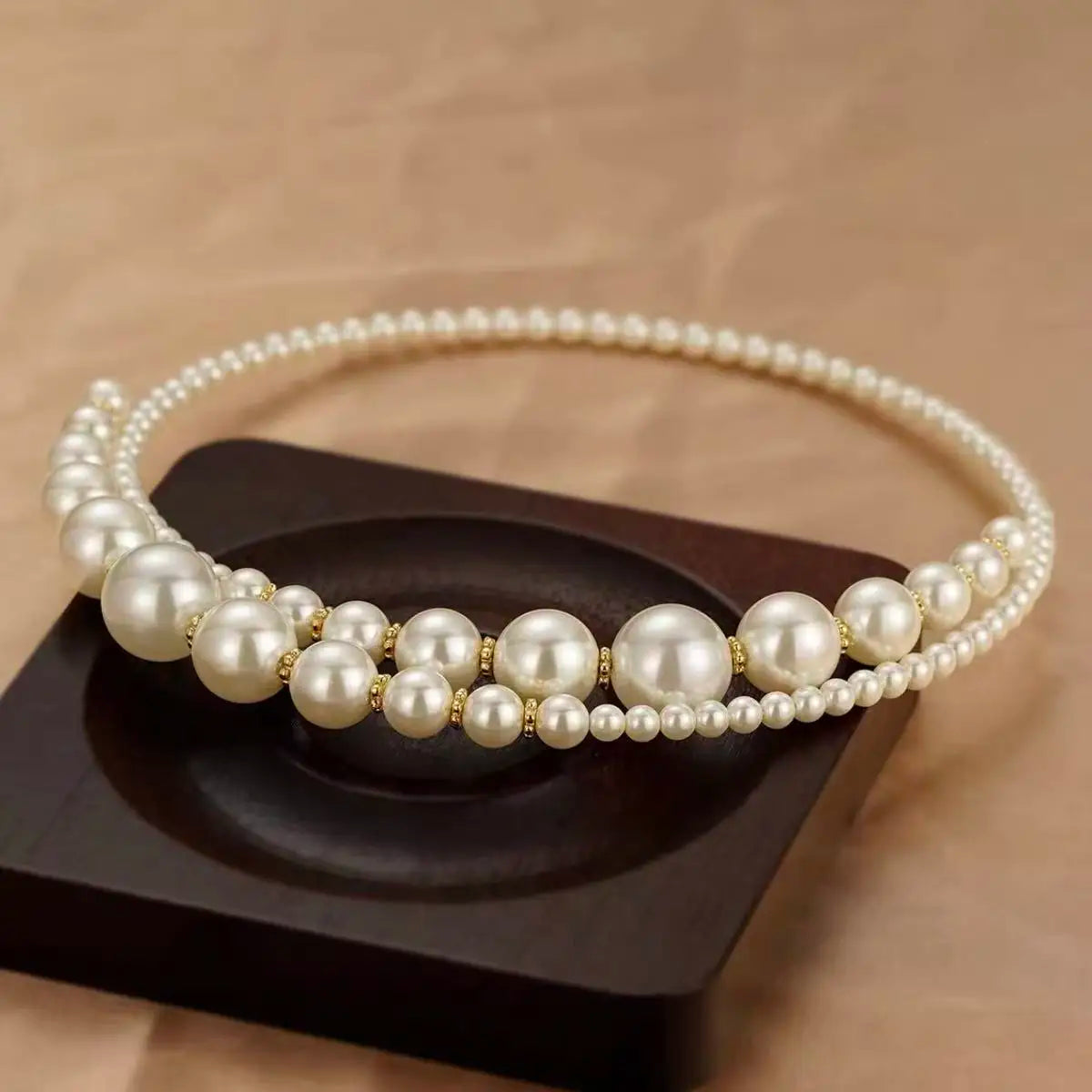 Taoya Vintage Imitation Pearl Collarbone Necklace | Women's Fashion Retro Jewelry