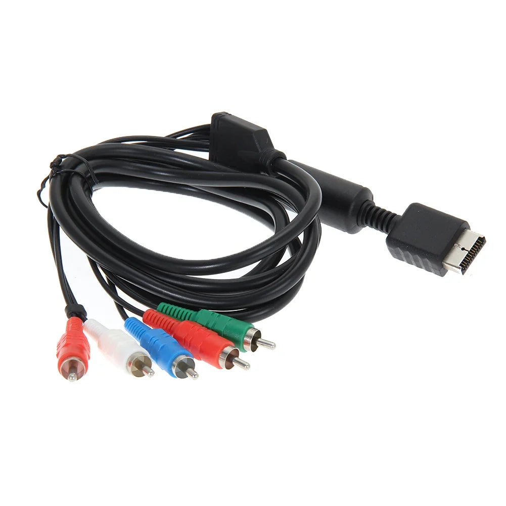 Component AV Cable for PS2 PS3 | HDTV Audio Video Cord